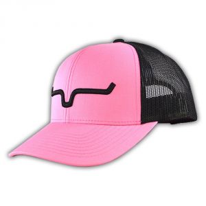 Kimes Ranch Weekly Trucker Pink/Black Snapback Hat